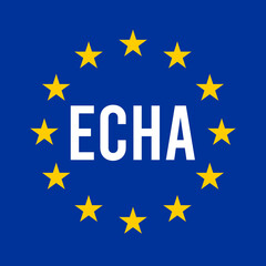 ECHA, European chemicals agency symbol