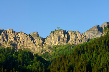 Arabba, mountain village in the Dolomites