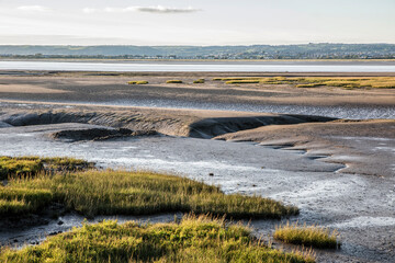 low tide on river Loughor