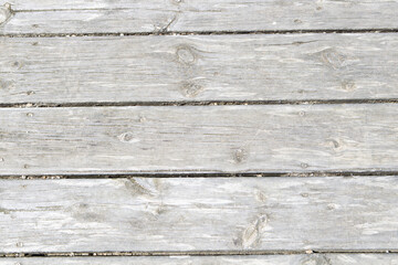 close-up of gray wooden slats