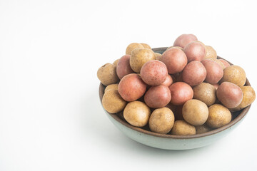 Baby Potatoes In A Ceramic Bowl