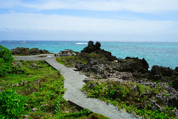 Sea of Okinawa in Japan