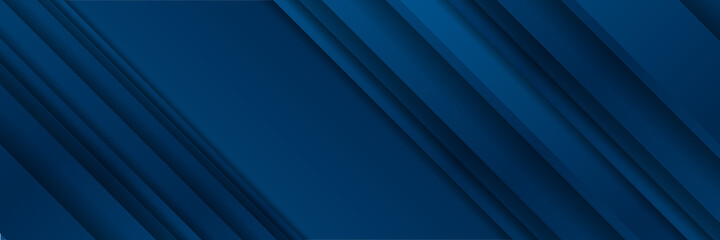 Obraz premium Modern blue abstract banner background. Liquid abstract background. Blue fluid vector banner template for social media, web sites. Wavy shapes