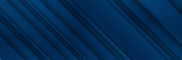 Obraz premium Modern blue abstract banner background. Liquid abstract background. Blue fluid vector banner template for social media, web sites. Wavy shapes