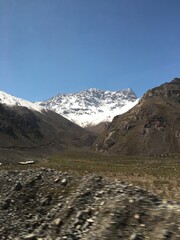landscape in the Andes Mountains 