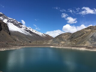 landscape in the Andes Mountains 