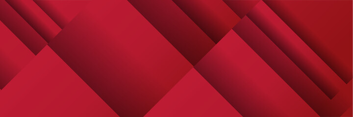 Modern abstract red banner background. Abstract red and grey tech geometric banner design 
