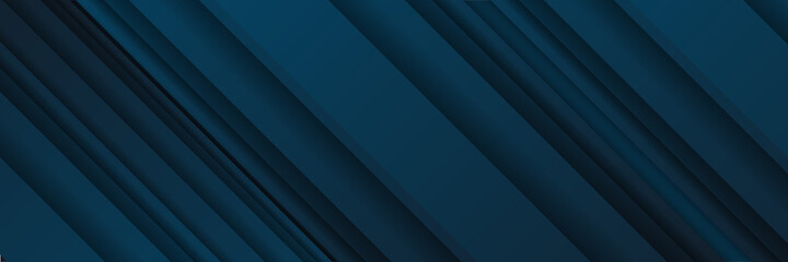 Obraz premium Modern blue abstract vector background. Black blue background. Abstract dark blue gradient design. Minimal creative background. Landing page blurred cover. Colorful graphic. Vector 