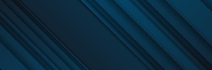 Obraz premium Modern blue abstract vector background. Black blue background. Abstract dark blue gradient design. Minimal creative background. Landing page blurred cover. Colorful graphic. Vector 