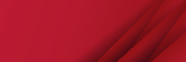Fototapeta premium Modern abstract red banner vector background