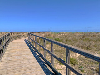 Fototapeta premium Arenales de San Pedro del Pinatar, Murcia, España