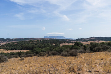 Sendero de ruta verde en cadiz