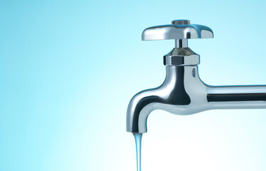 水道（蛇口）の水滴