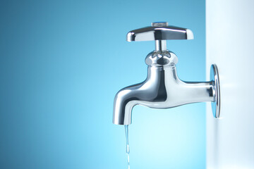 水道（蛇口）の水滴