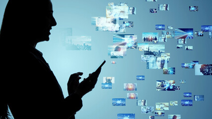 映像コンテンツ　動画配信サービス © metamorworks