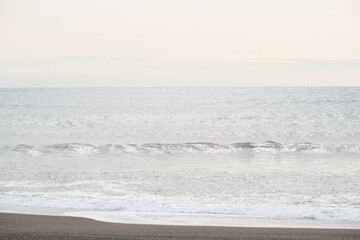 波　 太平洋　渥美半島　 愛知県田原市　日本　