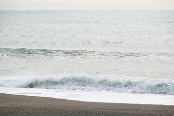 波　 太平洋　渥美半島　 愛知県田原市　日本　