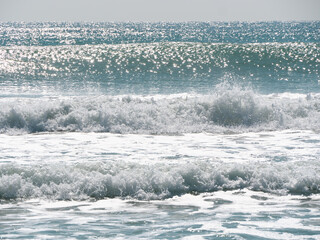 波　 太平洋　渥美半島　 愛知県田原市　日本　 