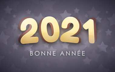 Bonne année 2021 - Carte de voeux