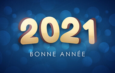 Bonne année 2021 - Carte de voeux