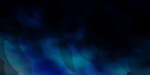Dark BLUE vector backdrop with lines. Geometric abstract illustration with blurred lines. Smart design for your promotions.