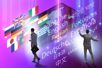 Concept of online foreign language translation and learning