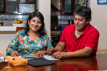 woman and man making a metal embossed frame