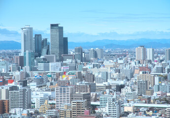 Fototapeta premium 名古屋駅周辺の高層ビル 愛知県 日本