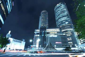 名古屋駅周辺の高層ビル 