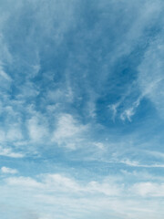 background and texture of blue sky with clouds