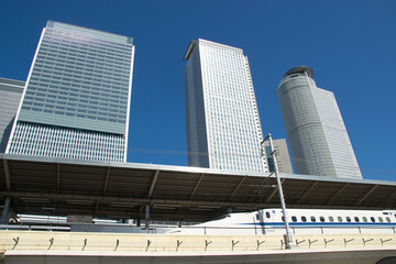 名古屋駅周辺の高層ビル 