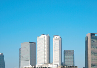 名古屋駅周辺の高層ビル 