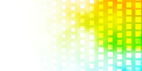 Light Multicolor vector backdrop with rectangles. Modern design with rectangles in abstract style. Pattern for commercials, ads.