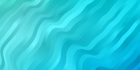 Obraz premium Light Blue, Green vector background with lines. Abstract illustration with bandy gradient lines. Smart design for your promotions.