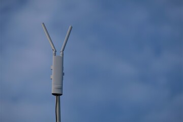 Photo of an outdoor wifi signal transmitter