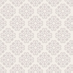 Gray geometric texture. Tile seamless pattern for wallpaper design