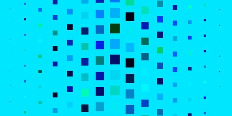 Light Blue, Green vector background with rectangles. Colorful illustration with gradient rectangles and squares. Pattern for websites, landing pages.