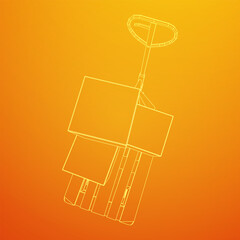 Hand pallet jack lift . Manual forklift.