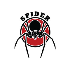 Spider Logo Template Design Vector