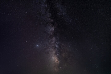 Milky Way galaxy in the night sky