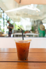 iced americano coffee