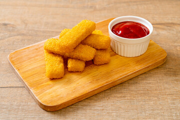 crispy fried fish fingers