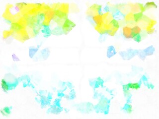 Illustration style background image Abstract patterns in various colors Watercolor painted pattern.