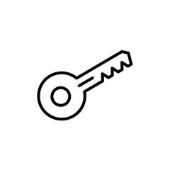 key icon line style for your web design, logo, UI. illustration