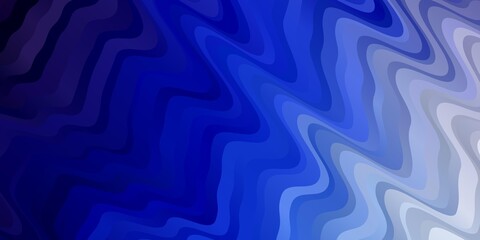 Light Pink, Blue vector template with curves. Colorful illustration with curved lines. Design for your business promotion.