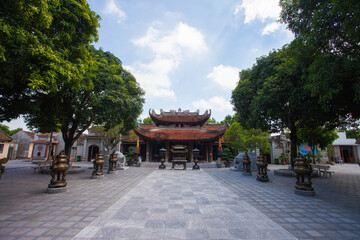 BacNinh, VietNam , The main hall The Ly Bat De Temple or Do Temple , is a temple near Hanoi of which the central section was built in 1028