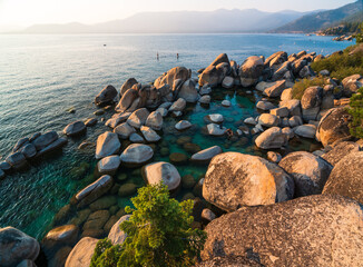 Summer time at San Harbor State Park, Lake Tahoe