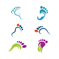 Fototapeta na wymiar Foot Logo Template