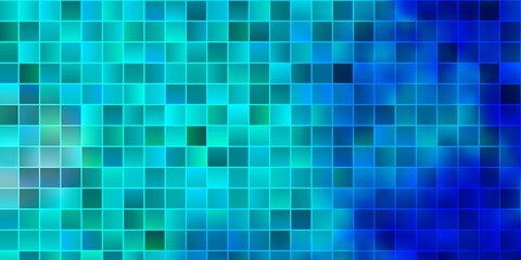 Light Blue, Green vector texture in rectangular style.