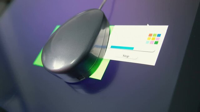 Calibrate Your Monitor concept: Computer screen colors calibration process for professional digital artist
